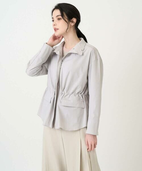 CHRISTIAN AUJARD / クリスチャン・オジャール ノーカラージャケット | [軽量/シワになりにくい]タフタジップジャケット | 詳細5