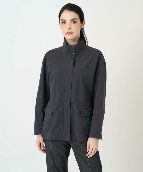 CHRISTIAN AUJARD / クリスチャン・オジャール ノーカラージャケット | [軽量/シワになりにくい]タフタジップジャケット | 詳細10