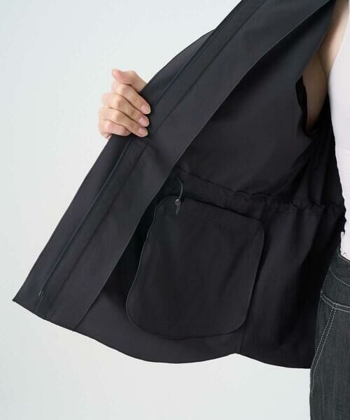 CHRISTIAN AUJARD / クリスチャン・オジャール ノーカラージャケット | [軽量/シワになりにくい]タフタジップジャケット | 詳細17