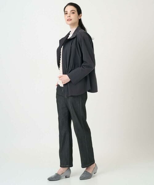 CHRISTIAN AUJARD / クリスチャン・オジャール ノーカラージャケット | [軽量/シワになりにくい]タフタジップジャケット | 詳細21