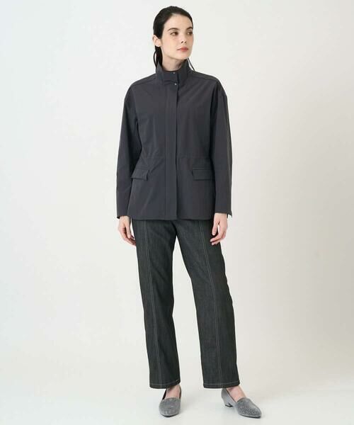 CHRISTIAN AUJARD / クリスチャン・オジャール ノーカラージャケット | [軽量/シワになりにくい]タフタジップジャケット | 詳細24