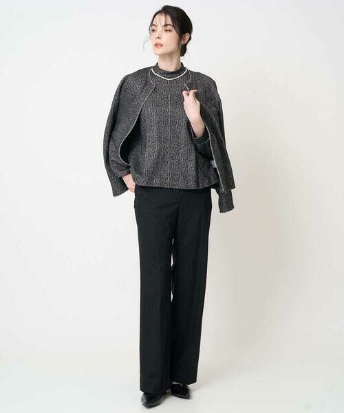 CHRISTIAN AUJARD / クリスチャン・オジャール カットソー | [セットアップ対応]ラメジャージー羽織り | 詳細20