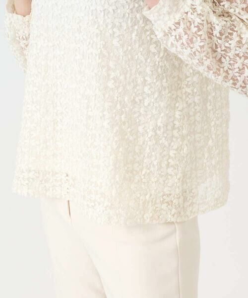 CHRISTIAN AUJARD / クリスチャン・オジャール カットソー | フラワーチュールレースカットソー | 詳細7