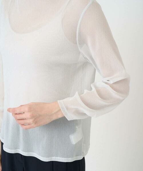 CHRISTIAN AUJARD / クリスチャン・オジャール カットソー | 長袖ラメチュールカットソー | 詳細11