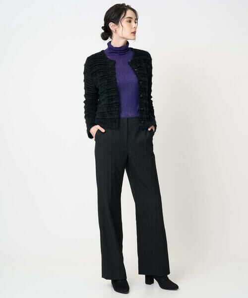 CHRISTIAN AUJARD / クリスチャン・オジャール チノ・ワークパンツ | ラメストライプセミワイドパンツ | 詳細10