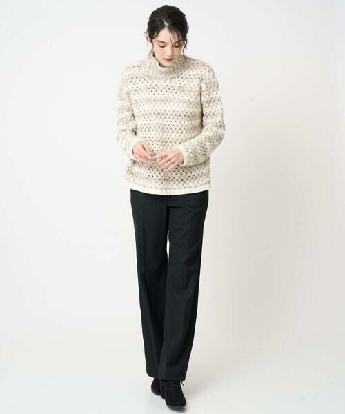 CHRISTIAN AUJARD / クリスチャン・オジャール チノ・ワークパンツ | ラメストライプセミワイドパンツ | 詳細16