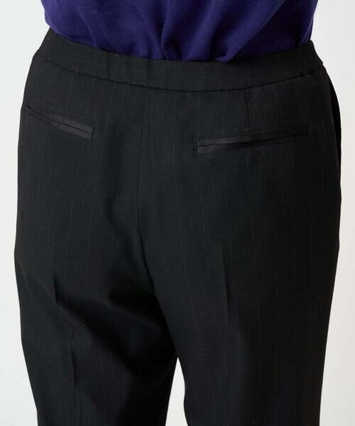 CHRISTIAN AUJARD / クリスチャン・オジャール チノ・ワークパンツ | ラメストライプセミワイドパンツ | 詳細5