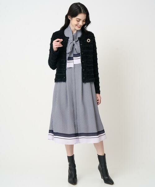 CHRISTIAN AUJARD / クリスチャン・オジャール セットアップ | ファンシーツイードニットジャケット | 詳細22