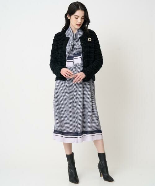 CHRISTIAN AUJARD / クリスチャン・オジャール セットアップ | ファンシーツイードニットジャケット | 詳細24