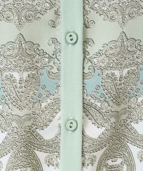 CHRISTIAN AUJARD / クリスチャン・オジャール カーディガン・ボレロ | [アンサンブル対応]レーシーオーナメントプリントカーディガン | 詳細2