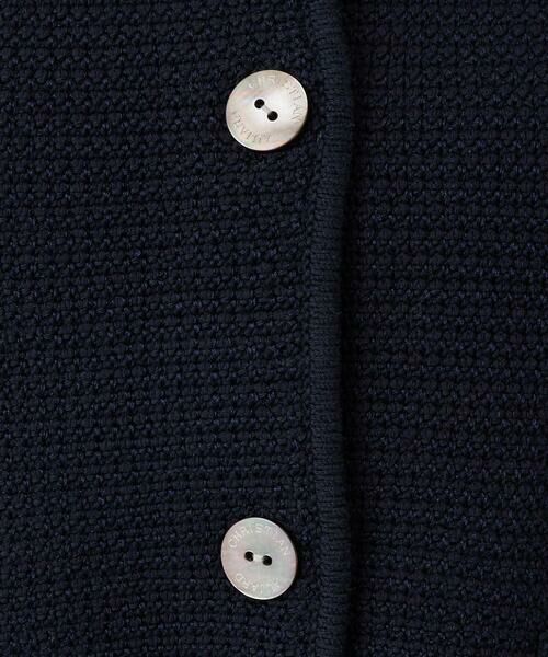CHRISTIAN AUJARD / クリスチャン・オジャール ノーカラージャケット | ツィーディーニットジャケット | 詳細9