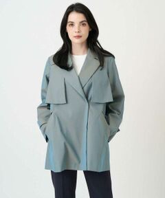 CHRISTIAN AUJARD / クリスチャン・オジャール トレンチコート | [ライナー付]デザインハーフコート