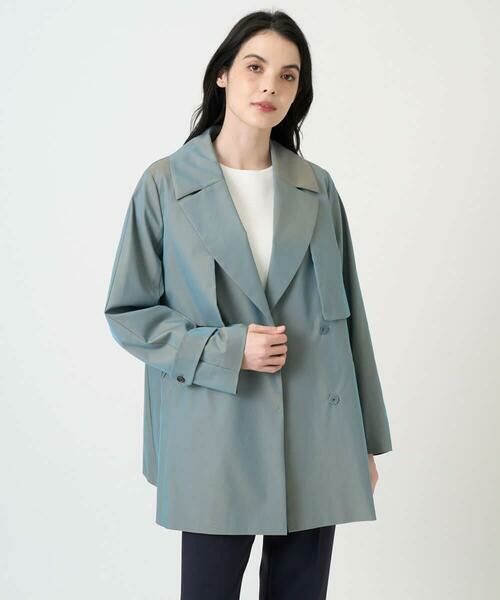 CHRISTIAN AUJARD / クリスチャン・オジャール トレンチコート | [ライナー付]デザインハーフコート | 詳細1