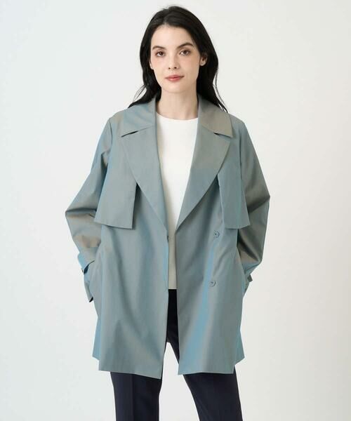 CHRISTIAN AUJARD / クリスチャン・オジャール トレンチコート | [ライナー付]デザインハーフコート | 詳細2