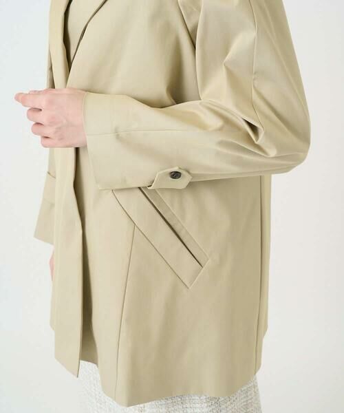 CHRISTIAN AUJARD / クリスチャン・オジャール トレンチコート | [ライナー付]デザインハーフコート | 詳細20