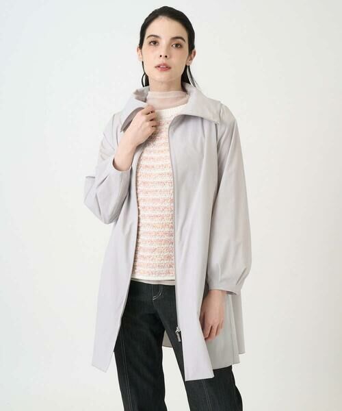 CHRISTIAN AUJARD / クリスチャン・オジャール その他アウター | [シワになりにくい]タフタジップアップコート | 詳細1