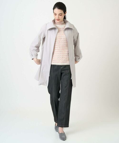 CHRISTIAN AUJARD / クリスチャン・オジャール その他アウター | [シワになりにくい]タフタジップアップコート | 詳細5