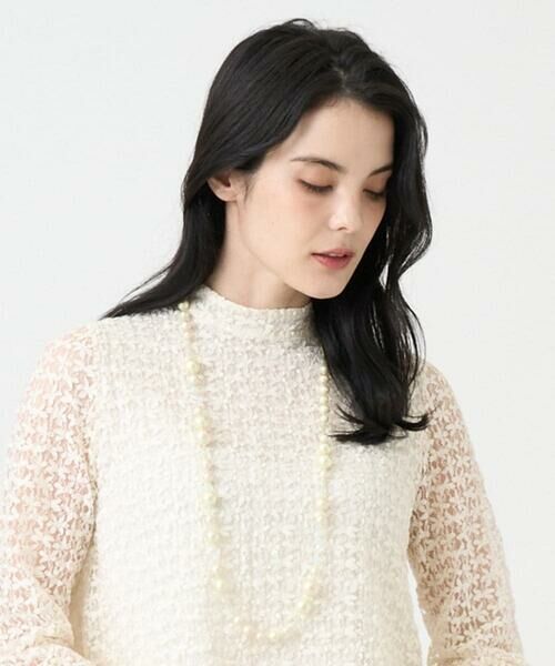 CHRISTIAN AUJARD / クリスチャン・オジャール ネックレス・ペンダント・チョーカー | コットンパールネックレス（グリーン×アイボリー系）