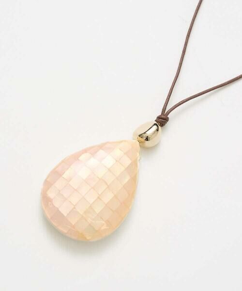 CHRISTIAN AUJARD / クリスチャン・オジャール ネックレス・ペンダント・チョーカー | シェルドロップペンダント（ピンク×ホワイト）