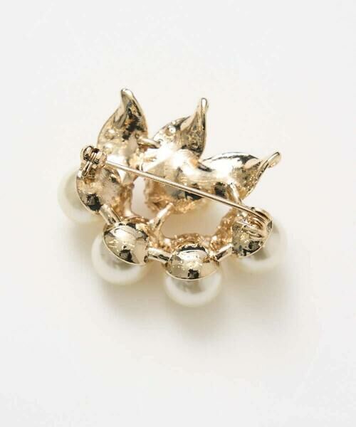 CHRISTIAN AUJARD / クリスチャン・オジャール ブローチ・コサージュ | リーフパールブローチ | 詳細2