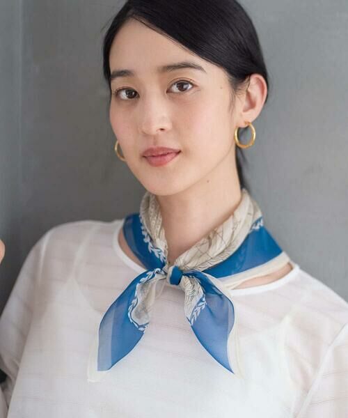 CHRISTIAN AUJARD / クリスチャン・オジャール マフラー・ショール・スヌード・ストール | マリンシルクスカーフ | 詳細5