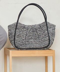 CHRISTIAN AUJARD / クリスチャン・オジャール トートバッグ | ラフィアライクハーフムーンバッグ