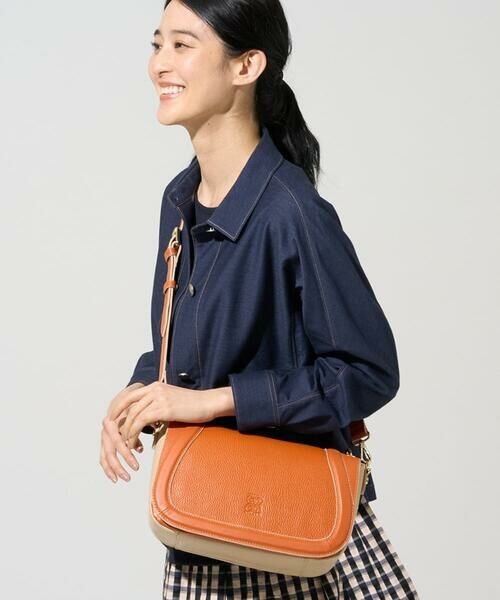 CHRISTIAN AUJARD / クリスチャン・オジャール トートバッグ | [2WAY]コンビネーションレザーバック（オレンジ）