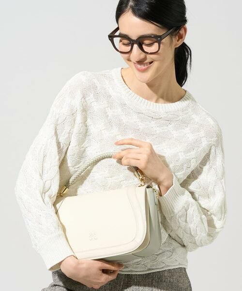 CHRISTIAN AUJARD / クリスチャン・オジャール トートバッグ | [2WAY]コンビネーションレザーバック（アイボリー）