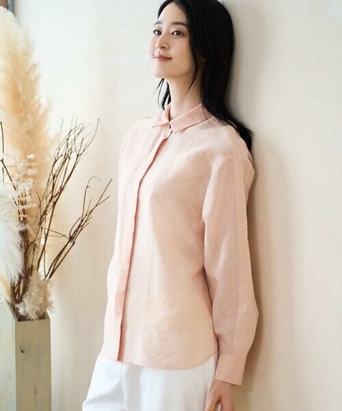 CHRISTIAN AUJARD / クリスチャン・オジャール シャツ・ブラウス | シルク混シャイニーブラウス | 詳細1