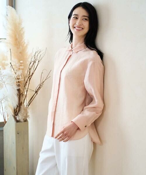 CHRISTIAN AUJARD / クリスチャン・オジャール シャツ・ブラウス | シルク混シャイニーブラウス | 詳細2