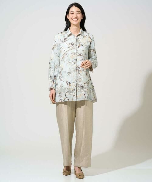CHRISTIAN AUJARD / クリスチャン・オジャール シャツ・ブラウス | フラワープリントシアーブラウス | 詳細5