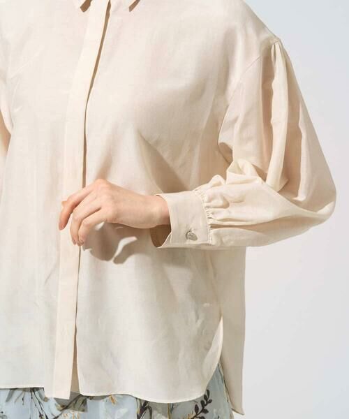 CHRISTIAN AUJARD / クリスチャン・オジャール シャツ・ブラウス | ウォッシャブルシルク刺繍ブラウス | 詳細10