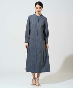 CHRISTIAN AUJARD / クリスチャン・オジャール ロング・マキシ丈ワンピース | バンドカラーシャツワンピース