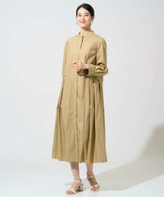 CHRISTIAN AUJARD / クリスチャン・オジャール ロング・マキシ丈ワンピース | バンドカラーシャツワンピース