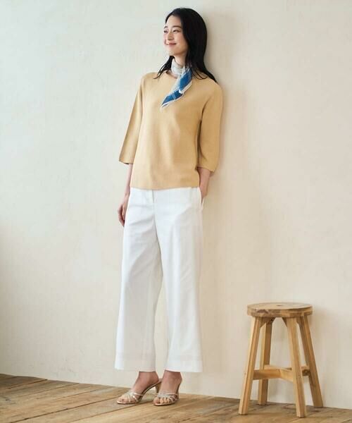 CHRISTIAN AUJARD / クリスチャン・オジャール ニット・セーター | リネンライクホールガーメントニット | 詳細4