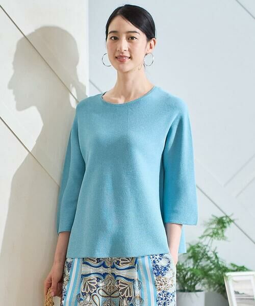 CHRISTIAN AUJARD / クリスチャン・オジャール ニット・セーター | リネンライクホールガーメントニット | 詳細6