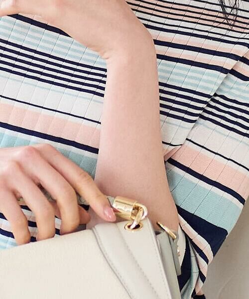 CHRISTIAN AUJARD / クリスチャン・オジャール ニット・セーター | マルチボーダーニットプルオーバー | 詳細3