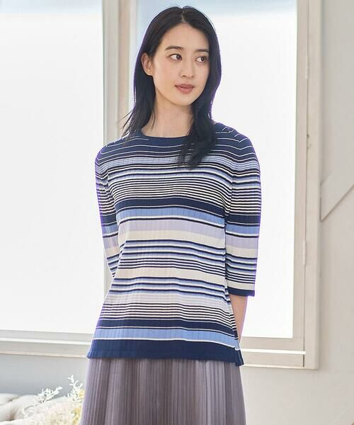 CHRISTIAN AUJARD / クリスチャン・オジャール ニット・セーター | マルチボーダーニットプルオーバー | 詳細10