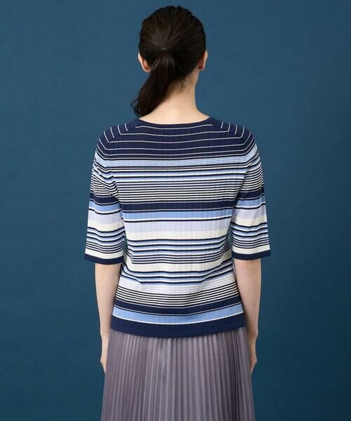 CHRISTIAN AUJARD / クリスチャン・オジャール ニット・セーター | マルチボーダーニットプルオーバー | 詳細12