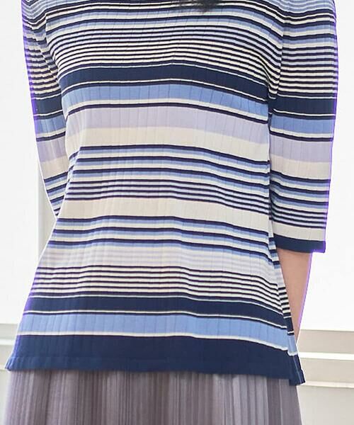 CHRISTIAN AUJARD / クリスチャン・オジャール ニット・セーター | マルチボーダーニットプルオーバー | 詳細14