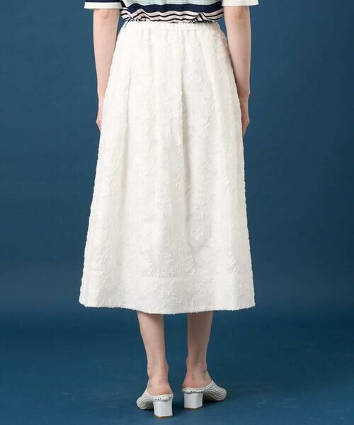 CHRISTIAN AUJARD / クリスチャン・オジャール ロング・マキシ丈スカート | [セットアップ対応]フラワーカットジャカードスカート | 詳細14