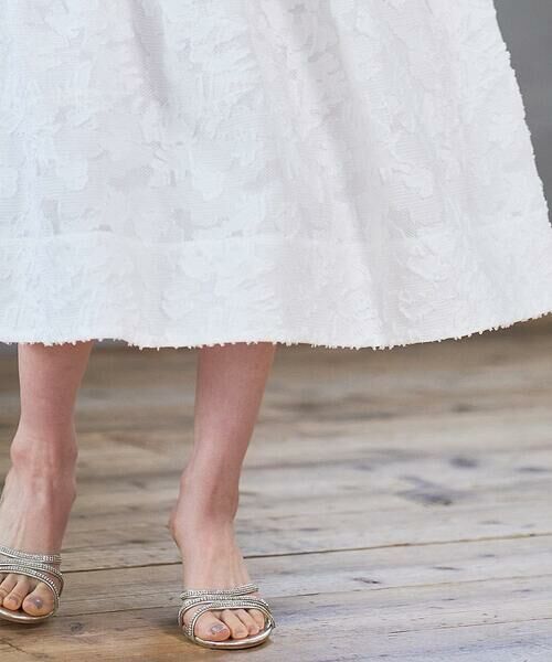 CHRISTIAN AUJARD / クリスチャン・オジャール ロング・マキシ丈スカート | [セットアップ対応]フラワーカットジャカードスカート | 詳細17