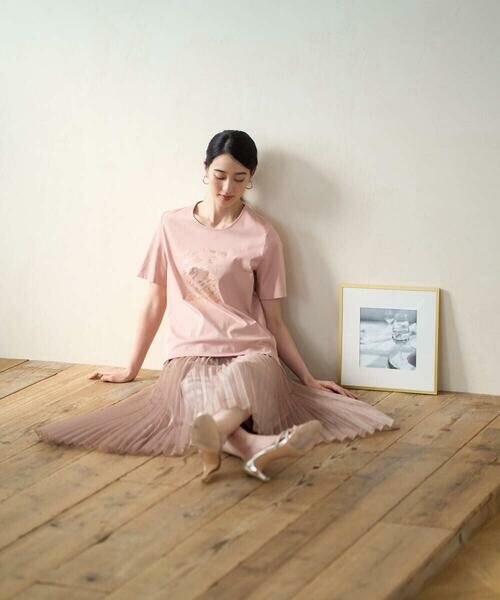 CHRISTIAN AUJARD / クリスチャン・オジャール ロング・マキシ丈スカート | ブライトオーガンジープリーツスカート | 詳細7