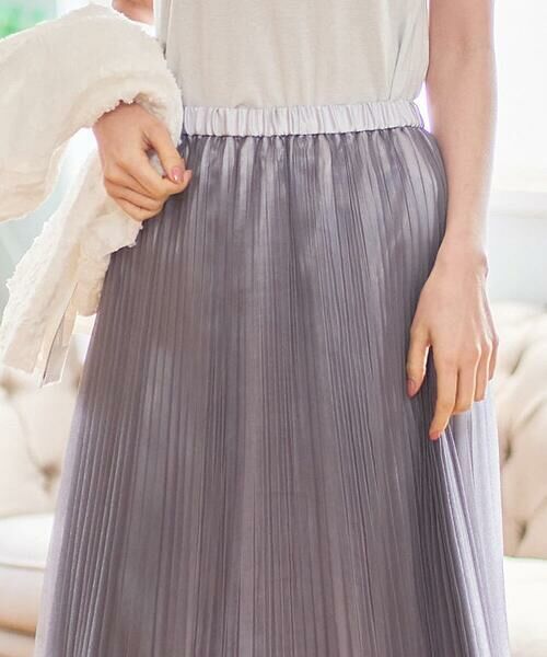 CHRISTIAN AUJARD / クリスチャン・オジャール ロング・マキシ丈スカート | ブライトオーガンジープリーツスカート | 詳細13