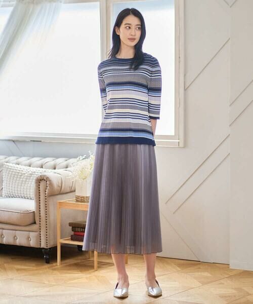 CHRISTIAN AUJARD / クリスチャン・オジャール ロング・マキシ丈スカート | ブライトオーガンジープリーツスカート | 詳細17