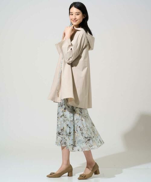 CHRISTIAN AUJARD / クリスチャン・オジャール ロング・マキシ丈スカート | ［セットアップ対応］フラワープリントシアースカート | 詳細14