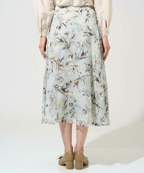CHRISTIAN AUJARD / クリスチャン・オジャール ロング・マキシ丈スカート | ［セットアップ対応］フラワープリントシアースカート | 詳細4