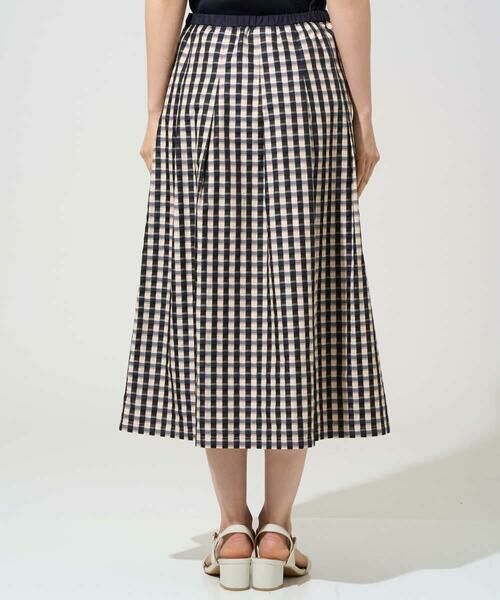 CHRISTIAN AUJARD / クリスチャン・オジャール ロング・マキシ丈スカート | [セットアップ対応]シャンブレーチェックスカート | 詳細4
