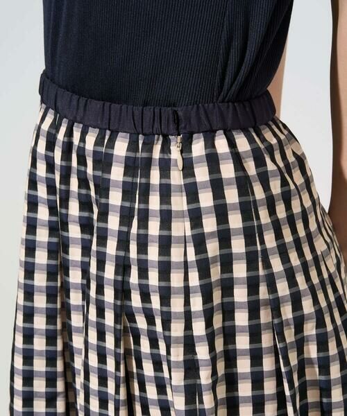 CHRISTIAN AUJARD / クリスチャン・オジャール ロング・マキシ丈スカート | [セットアップ対応]シャンブレーチェックスカート | 詳細6