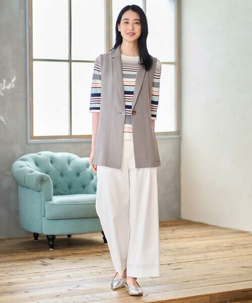 CHRISTIAN AUJARD / クリスチャン・オジャール ベスト | [セットアップ対応/乾性]テーラードジレ | 詳細14